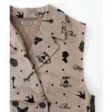 アンティーク調フロッキープリントベスト | ScoLar | 詳細画像16 