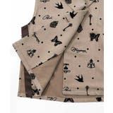 アンティーク調フロッキープリントベスト | ScoLar | 詳細画像18 