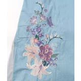 チュール重ね花刺繍ロングコート | ScoLar | 詳細画像21 