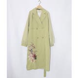 チュール重ね花刺繍ロングコート | ScoLar | 詳細画像22 