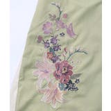 チュール重ね花刺繍ロングコート | ScoLar | 詳細画像24 
