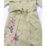 チュール重ね花刺繍ロングコート | ScoLar | 詳細画像27 