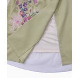 チュール重ね花刺繍ロングコート | ScoLar | 詳細画像30 