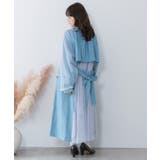 チュール重ね花刺繍ロングコート | ScoLar | 詳細画像13 