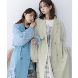 チュール重ね花刺繍ロングコート | ScoLar | 詳細画像2 