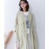 チュール重ね花刺繍ロングコート | ScoLar | 詳細画像3 