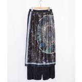 星座ステンドグラス柄シアー×ボドレー素材パンツ | ScoLar | 詳細画像11 