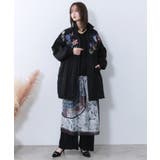 星座ステンドグラス柄シアー×ボドレー素材パンツ | ScoLar | 詳細画像1 