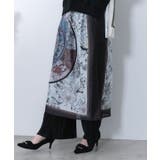 星座ステンドグラス柄シアー×ボドレー素材パンツ | ScoLar | 詳細画像3 