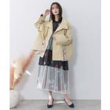 クラシカル花柄チュール重ねワンピース | ScoLar | 詳細画像10 