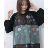 クラシカル花柄チュール重ねワンピース | ScoLar | 詳細画像6 