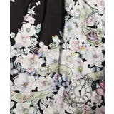 花柄布帛×ラメ入りストライプ柄 リバーシブルスカート | ScoLar | 詳細画像23 