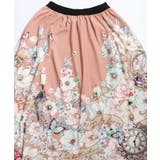 花柄布帛×ラメ入りストライプ柄 リバーシブルスカート | ScoLar | 詳細画像28 