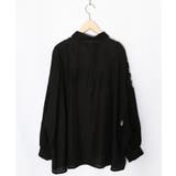 花柄布帛シャツ | ScoLar | 詳細画像10 