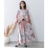 花柄布帛シャツ | ScoLar | 詳細画像1 