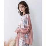 花柄布帛シャツ | ScoLar | 詳細画像4 