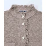 蝶刺繍×蝶ボタン付きニットカーディガン | ScoLar | 詳細画像14 