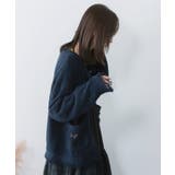 蝶刺繍×蝶ボタン付きニットカーディガン | ScoLar | 詳細画像5 