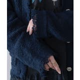 蝶刺繍×蝶ボタン付きニットカーディガン | ScoLar | 詳細画像6 