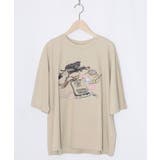 ネコ×作曲刺繍ポンチ生地半袖Tシャツ | ScoLar | 詳細画像7