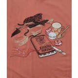 ネコ×作曲刺繍ポンチ生地半袖Tシャツ | ScoLar | 詳細画像10
