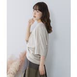 ネコ×作曲刺繍ポンチ生地半袖Tシャツ | ScoLar | 詳細画像3