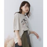 ネコ×作曲刺繍ポンチ生地半袖Tシャツ | ScoLar | 詳細画像5