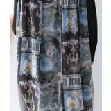 アンティークプリント柄切替ワンピース | ScoLar | 詳細画像9 