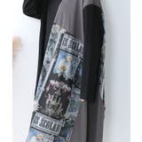 アンティークプリント柄切替ワンピース | ScoLar | 詳細画像7 