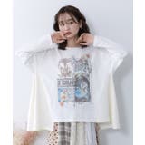 オフホワイト | アンティークプリント柄チュニック | ScoLar