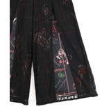 スリット入り刺繍レース重ね アンティーク柄パンツ | ScoLar | 詳細画像14 