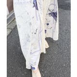 スリット入り刺繍レース重ね アンティーク柄パンツ | ScoLar | 詳細画像4 
