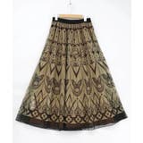 ゴシック柄チュール重ねリバーシブルスカート | ScoLar | 詳細画像14 