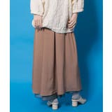 ゴシック柄チュール重ねリバーシブルスカート | ScoLar | 詳細画像9 