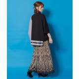 ゴシック柄チュール重ねリバーシブルスカート | ScoLar | 詳細画像4 