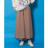 ゴシック柄チュール重ねリバーシブルスカート | ScoLar | 詳細画像6 