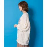 魔女の秘密コラージュ柄 シャーリングレースプルオーバー | ScoLar | 詳細画像3 