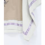 ラメ入りアンティーク柄アシメ異素材切替PO | ScoLar | 詳細画像21 