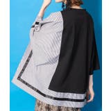 ラメ入りアンティーク柄アシメ異素材切替PO | ScoLar | 詳細画像9 