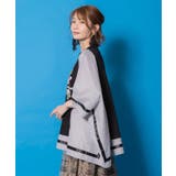 ラメ入りアンティーク柄アシメ異素材切替PO | ScoLar | 詳細画像3 