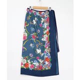 スカーフ柄巻きスカート付きパンツ | ScoLar | 詳細画像15 