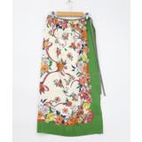 スカーフ柄巻きスカート付きパンツ | ScoLar | 詳細画像18 