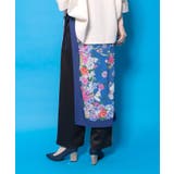 スカーフ柄巻きスカート付きパンツ | ScoLar | 詳細画像5 