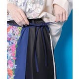 スカーフ柄巻きスカート付きパンツ | ScoLar | 詳細画像6 