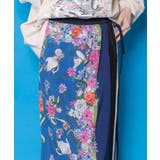 スカーフ柄巻きスカート付きパンツ | ScoLar | 詳細画像7 