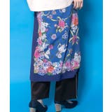 スカーフ柄巻きスカート付きパンツ | ScoLar | 詳細画像8 