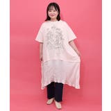 アイボリー | 箔ラメ入りツリーハウス柄プリーツ切替ワンピース | ScoLar