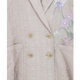 シアージャガード花蝶刺繍配色ジャケット | ScoLar | 詳細画像14
