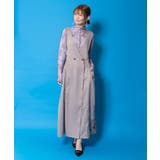 マーブル風花蝶刺繍チュールレースインナー | ScoLar | 詳細画像1