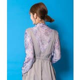 マーブル風花蝶刺繍チュールレースインナー | ScoLar | 詳細画像3